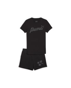 Puma Blossom Tee & Shorts Set Girl