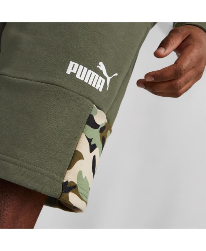 Puma - PUMA ESSENTIALS BLOCK CAMO SHORTS