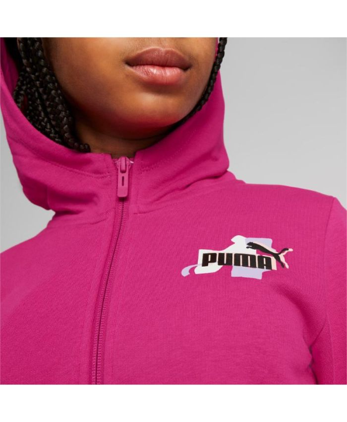 Puma - Puma Essentials+ Street Art Fz Hoodie Girl