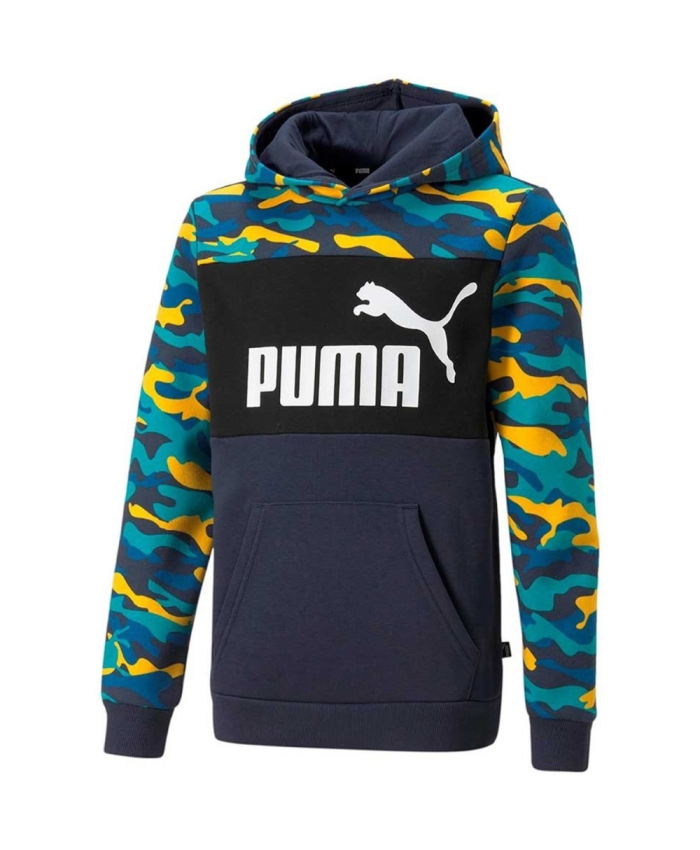 Puma - PUMA ESSENTIALS+ CAMO HOODIE JR