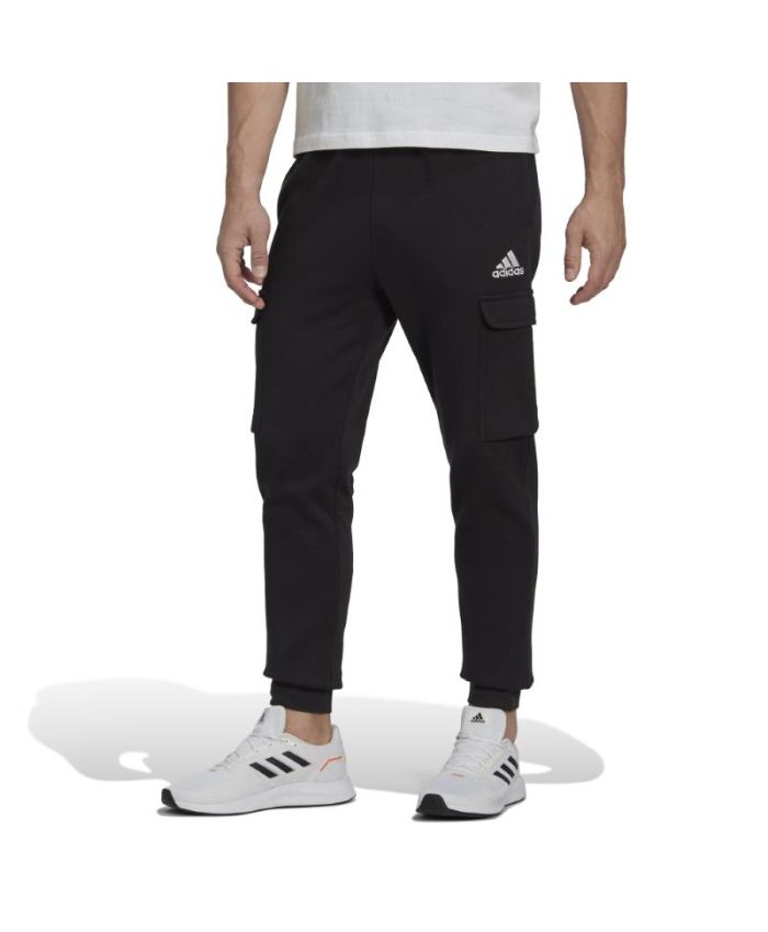 Adidas - Adidas Pantaloni Essentials Fleece Regular Tapered Cargo