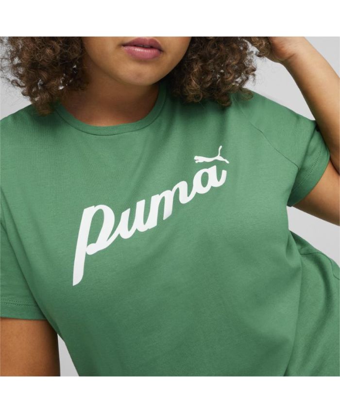 Puma - Puma Essentials+ Script Tee W