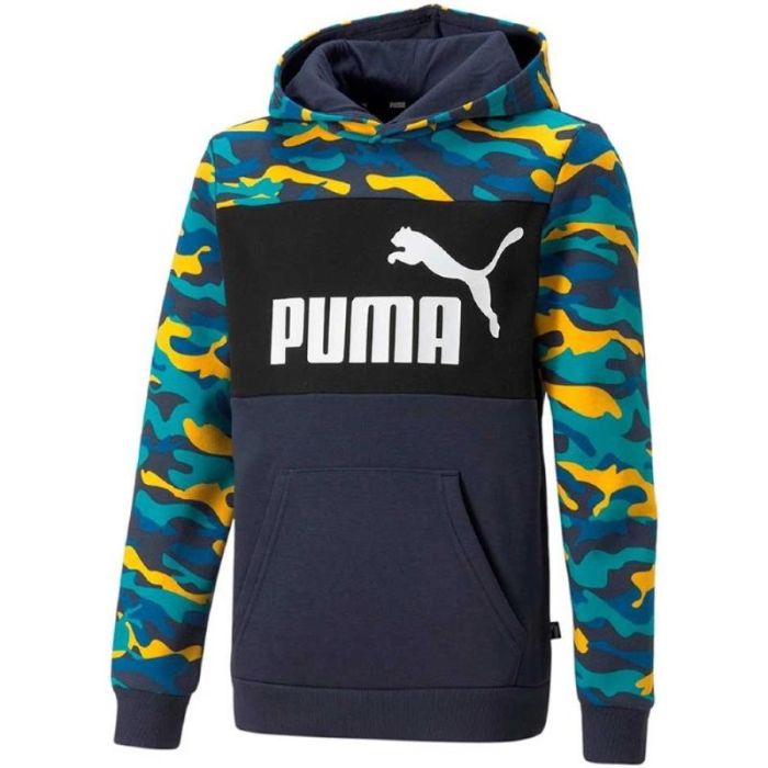 Puma - PUMA ESSENTIALS+ CAMO HOODIE JR