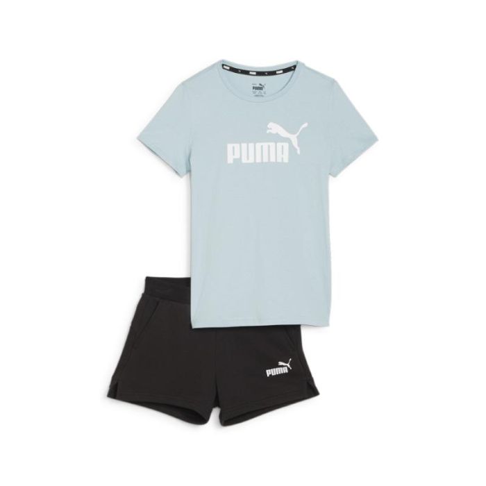 Puma - Puma Logo Tee & Shorts Set Girl