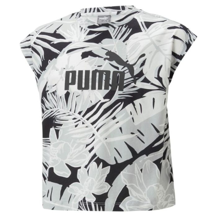 Puma - PUMA ESSENTIALS+ AOP SLEEVELESS TEE GIRL