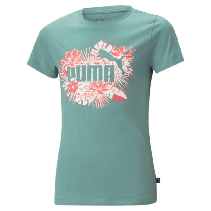 Puma - PUMA ESSENTIALS+ FLOWER POWER TEE GIRL