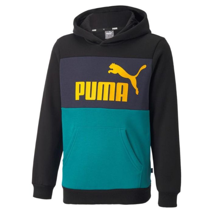 Puma - PUMA ESSENTIALS+ COLORBLOCK HOODIE JR